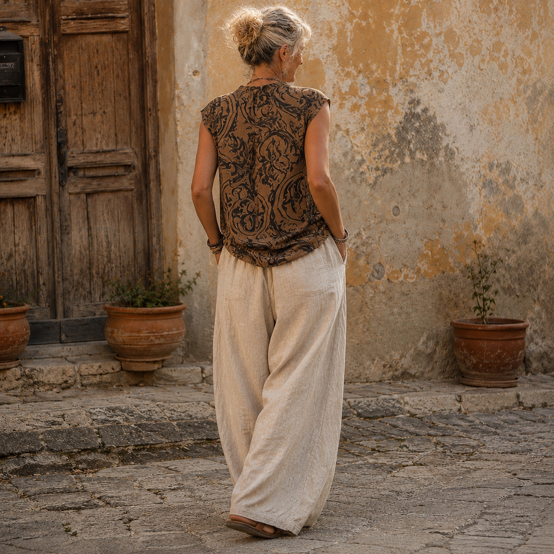 Giulia | Completo Bohemien Fluido Stratificato
