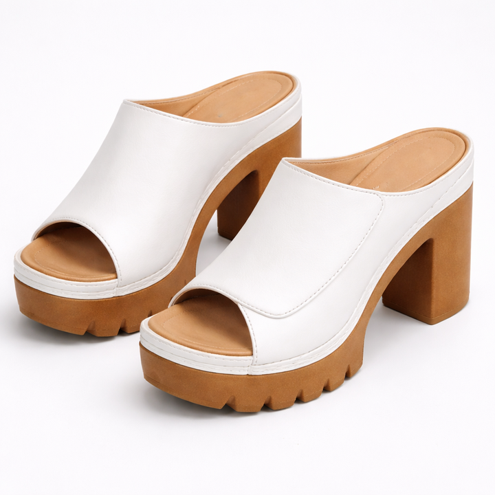 Louise | Sabot con tacco a blocco