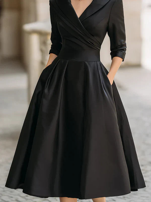 Lina | Abito midi elegante in stile vintage