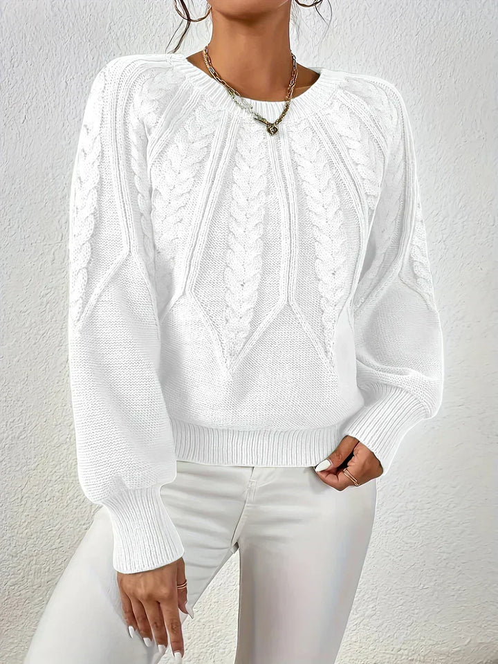 Ivonne | Maglione elegante e casual a motivo treccia