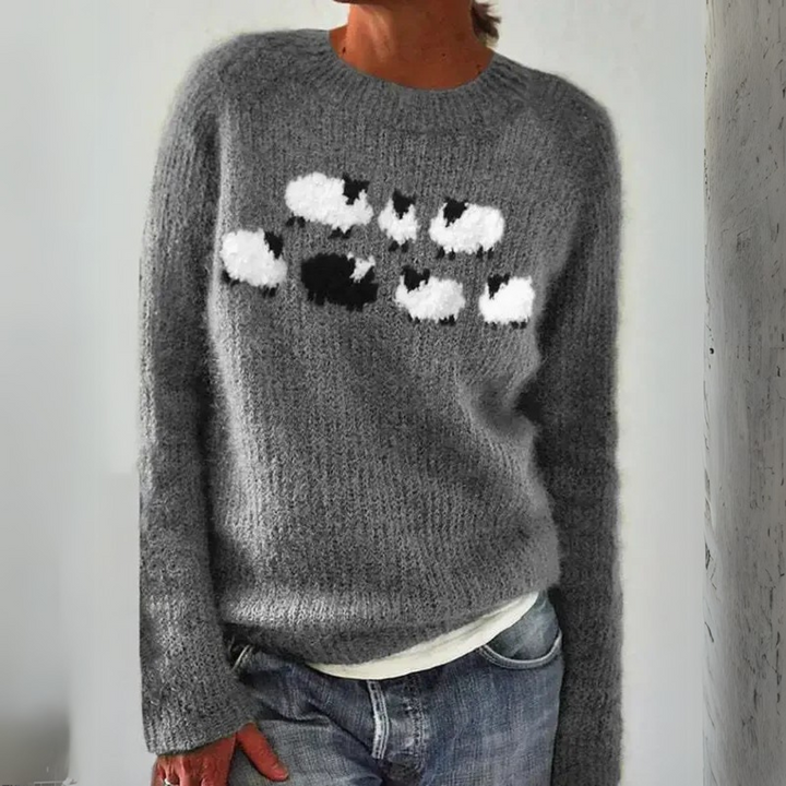 Mercedes | Maglione invernale in maglia a motivo