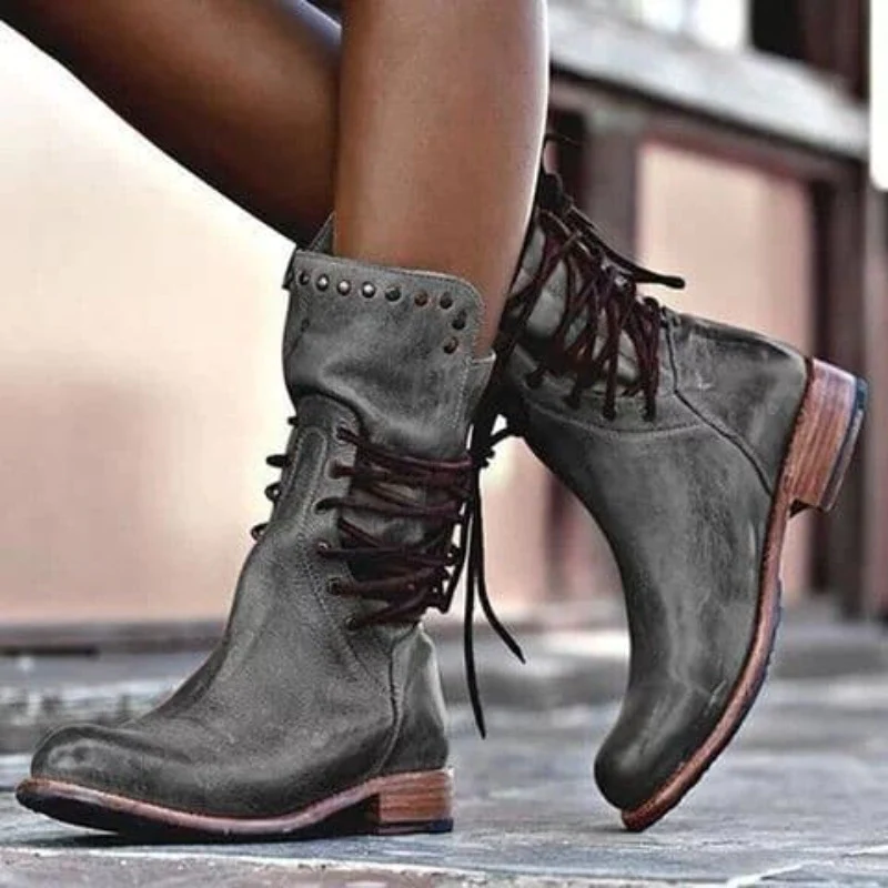 Linda | Scarpe stringate di colore cognac