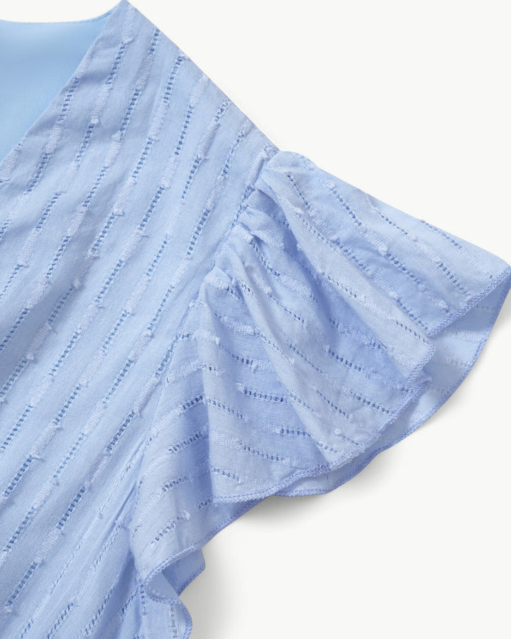 Belicia | Vestito con scollo a V e maniche a volant