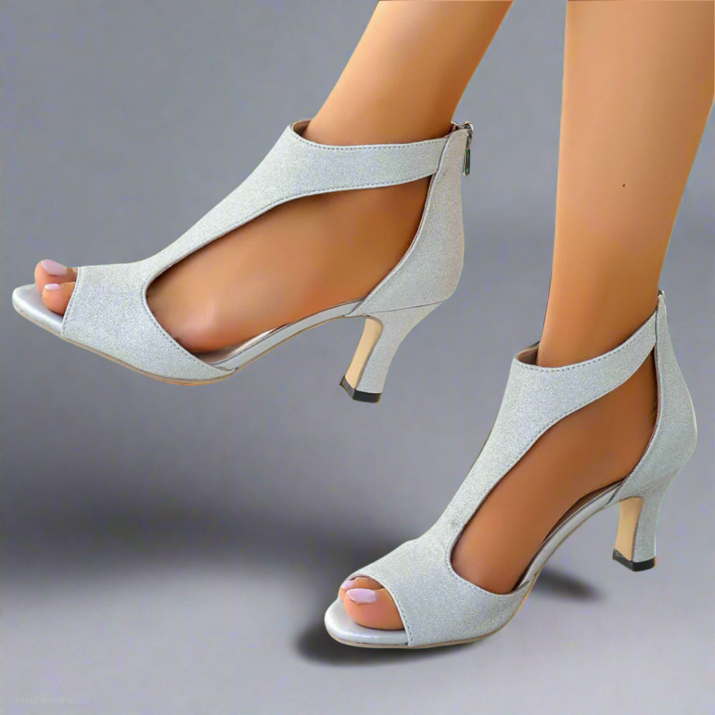 Heidrun | Sandali Eleganti con Tacchi Comodi