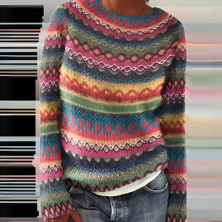 Mercedes | Maglione invernale in maglia a motivo