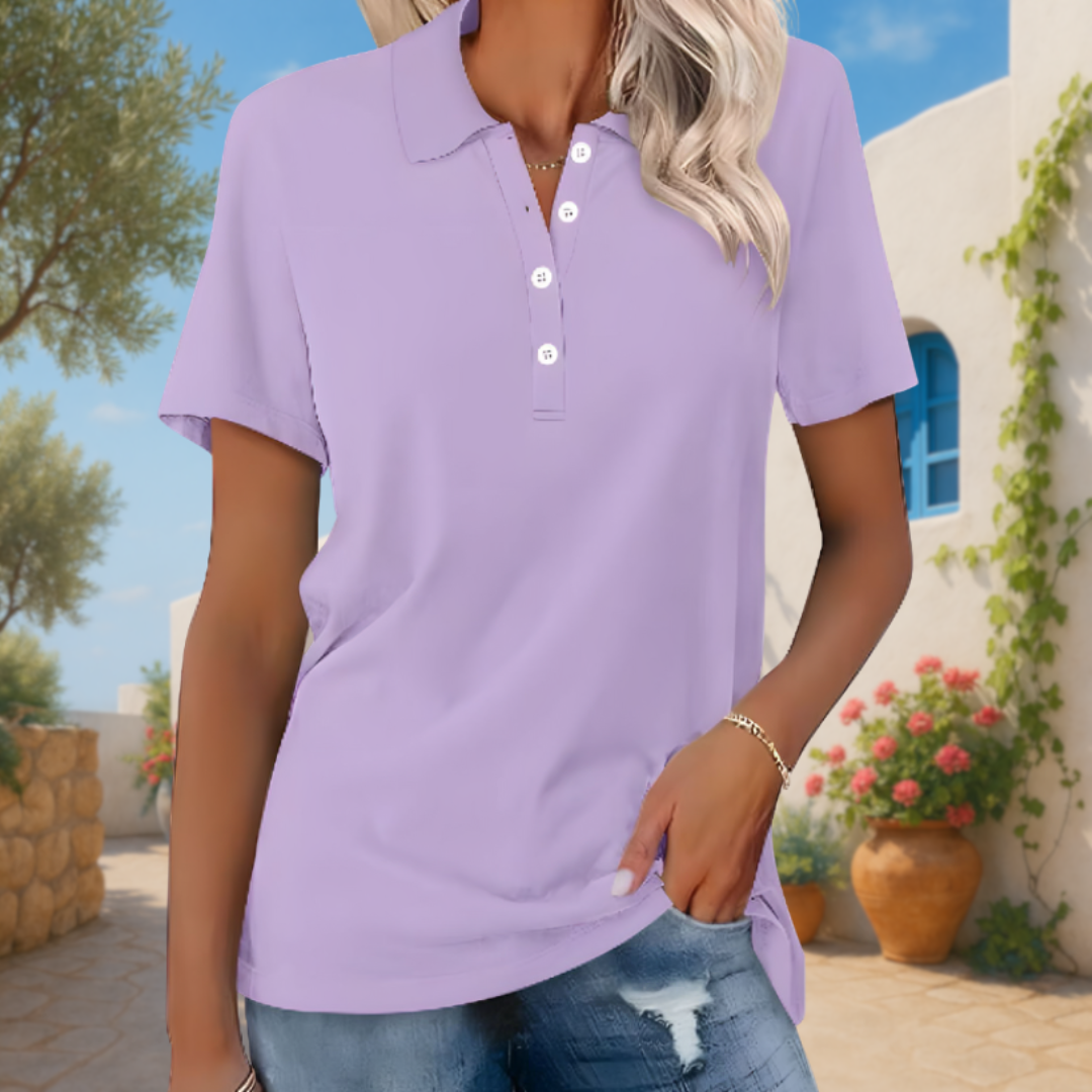 Mia | Polo in materiali sostenibili per donna