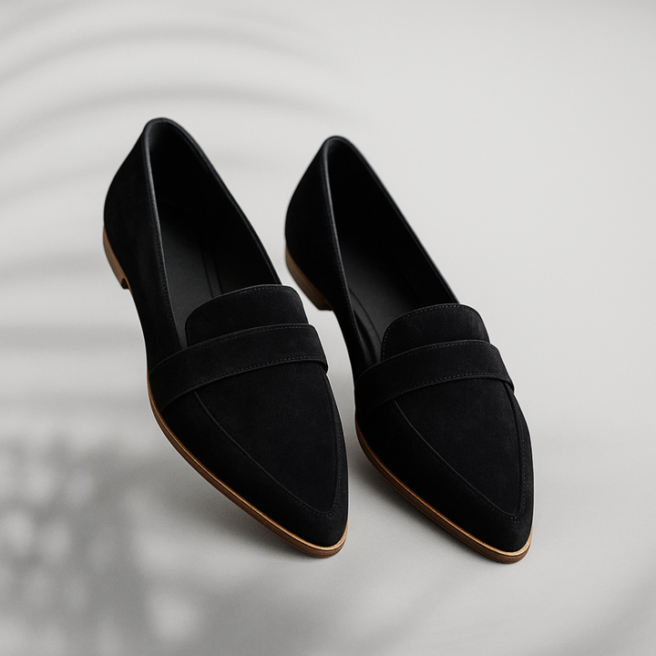 Idalia | Loafers in camoscio con punta affusolata