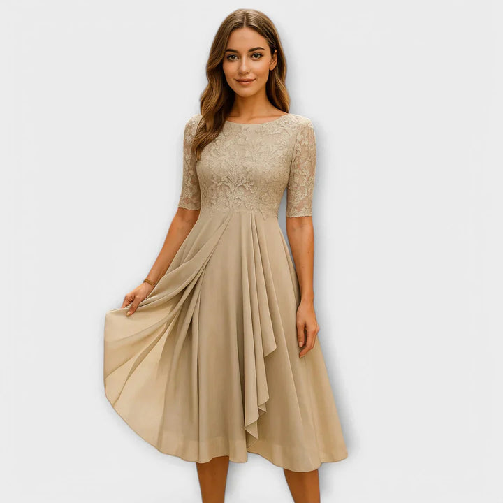 Jacinthe | Abito midi elegante