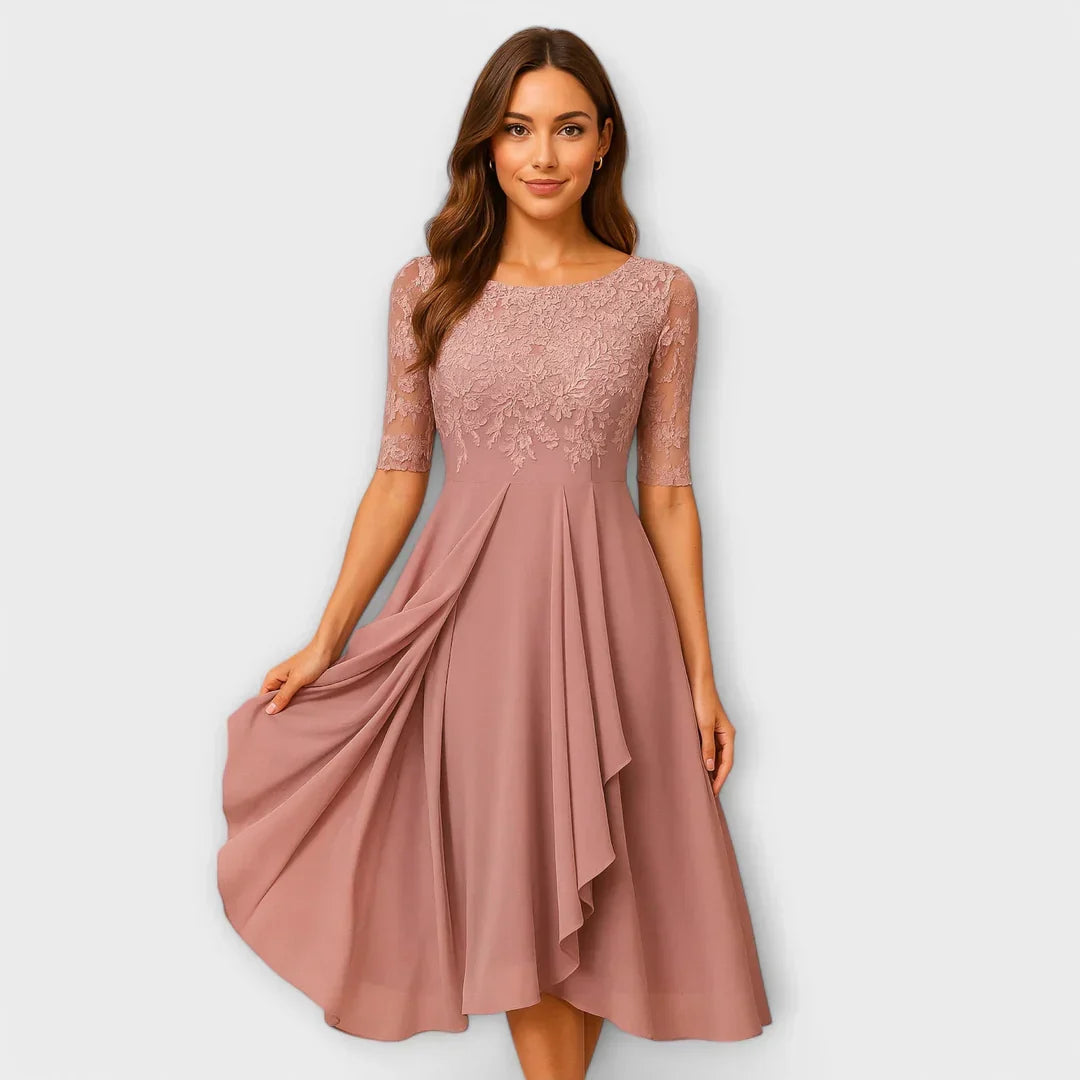 Jacinthe | Abito midi elegante