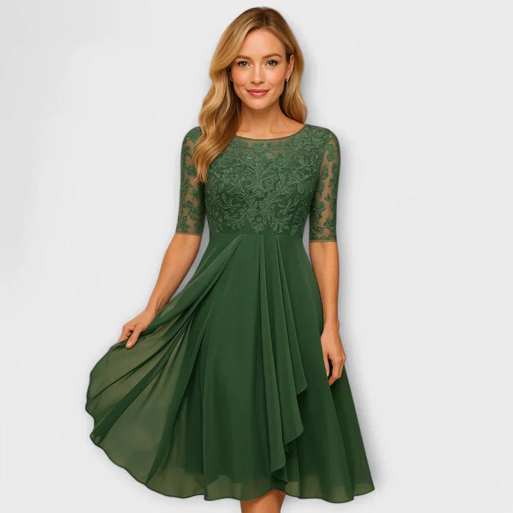 Jacinthe | Abito midi elegante