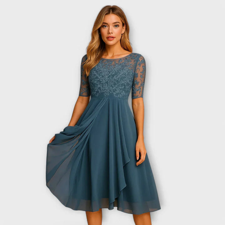Jacinthe | Abito midi elegante