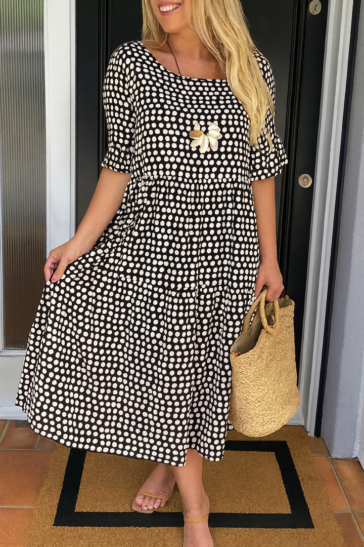 Zara | Vestito Midi a Manica Corta