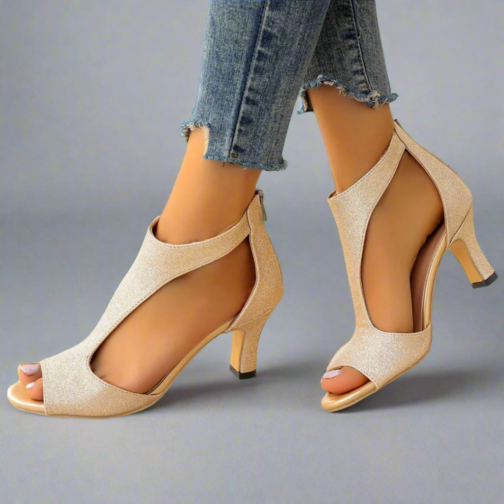 Heidrun | Sandali Eleganti con Tacchi Comodi