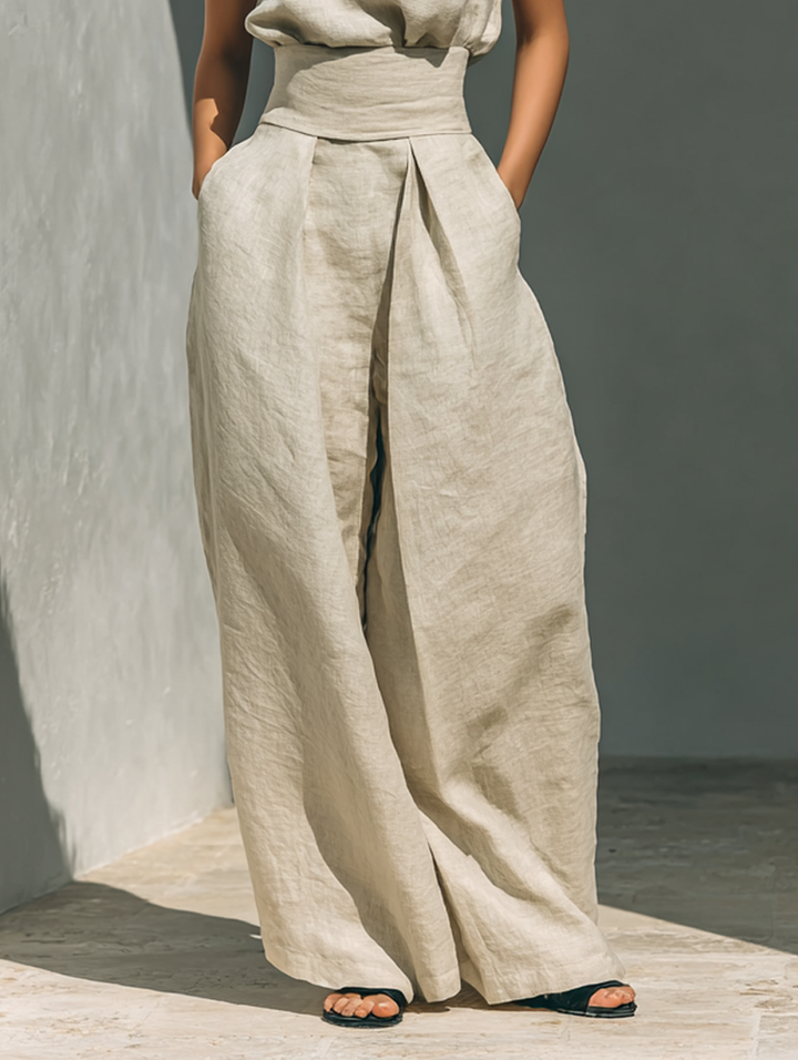 Fiordalina | Set completo con pantaloni ampi da donna