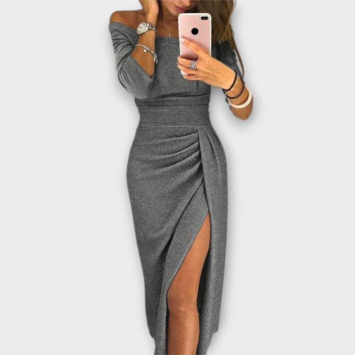 Aldana | Vestito elegante con spalle scoperte