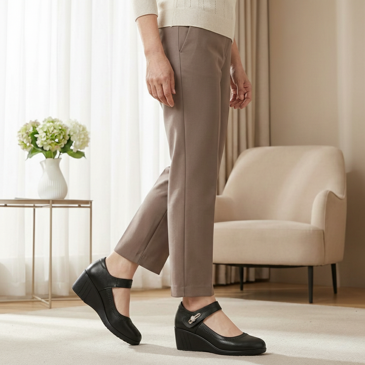 Lydia | Scarpe con Zeppa e Cinturino