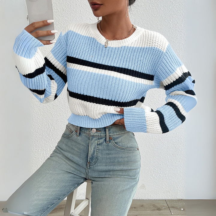 Celia | Maglione in maglia con spalle scoperte