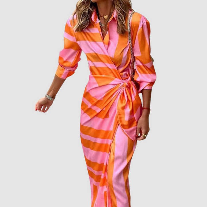 Cecilia | Abito elegante a righe