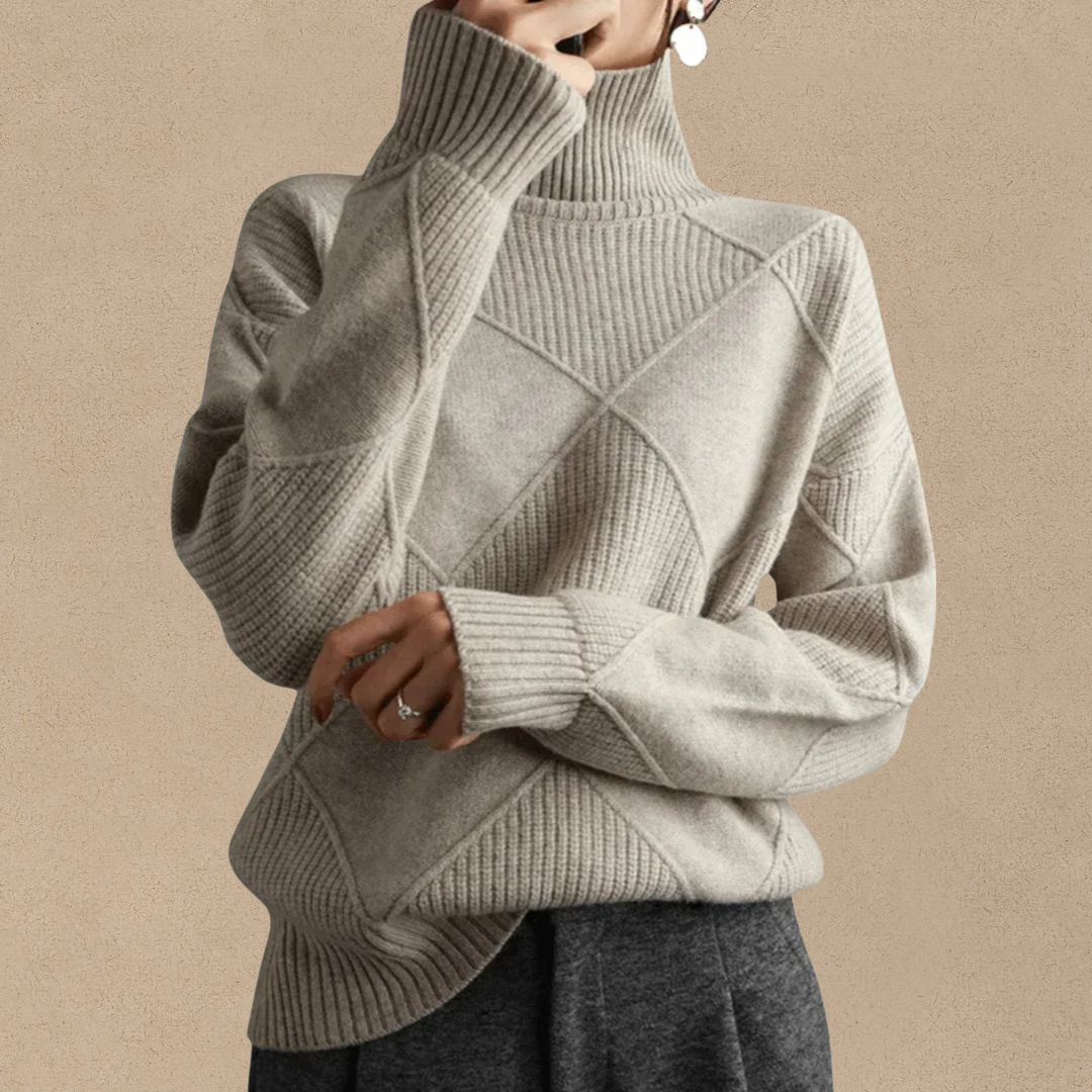 Maelis | Maglione strutturato per un'eleganza accogliente