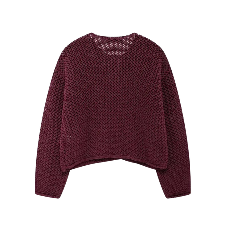 Violette | Cardigan in maglia con bottoni dorati
