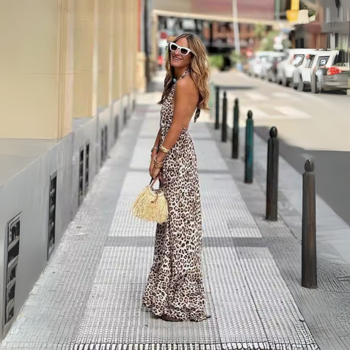 Tèa | Vestito con stampa leopardata