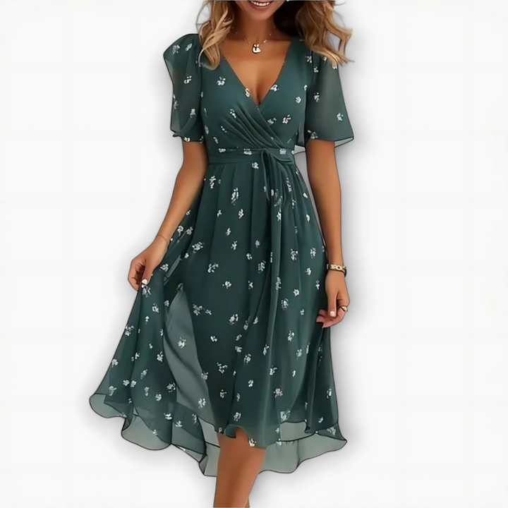 Annegret | Vestito da donna con scollo a V