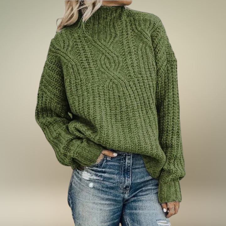 Olvéra | Maglione a trecce confortevole