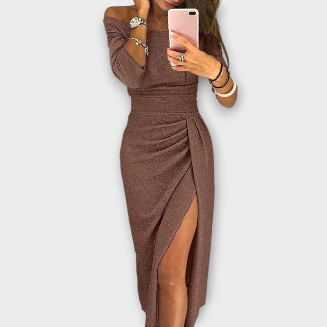 Lena | Vestito elegante senza spalle