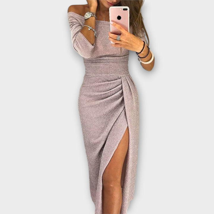 Lena | Vestito elegante senza spalle