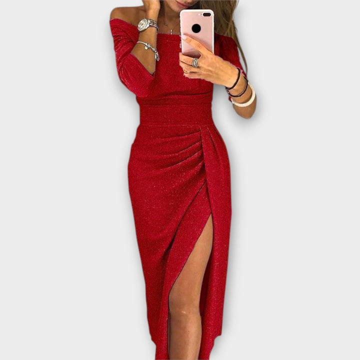 Lena | Vestito elegante senza spalle