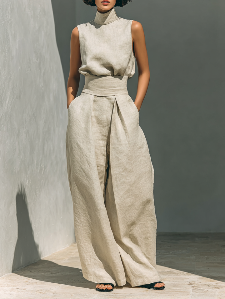 Fiordalina | Set completo con pantaloni ampi da donna