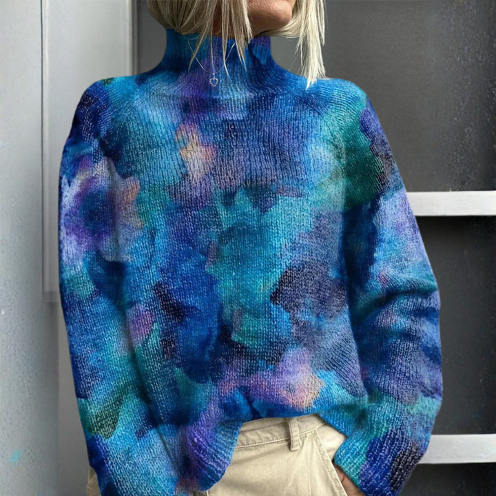 Soléna | Maglione dolcevita morbido in stile forestale
