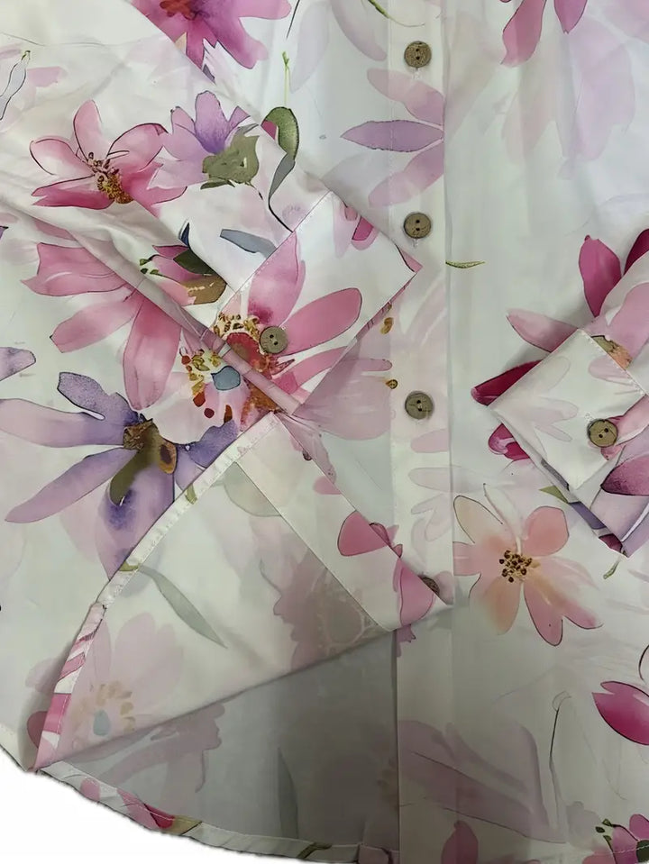 Emiliana | Camicetta floreale elegante