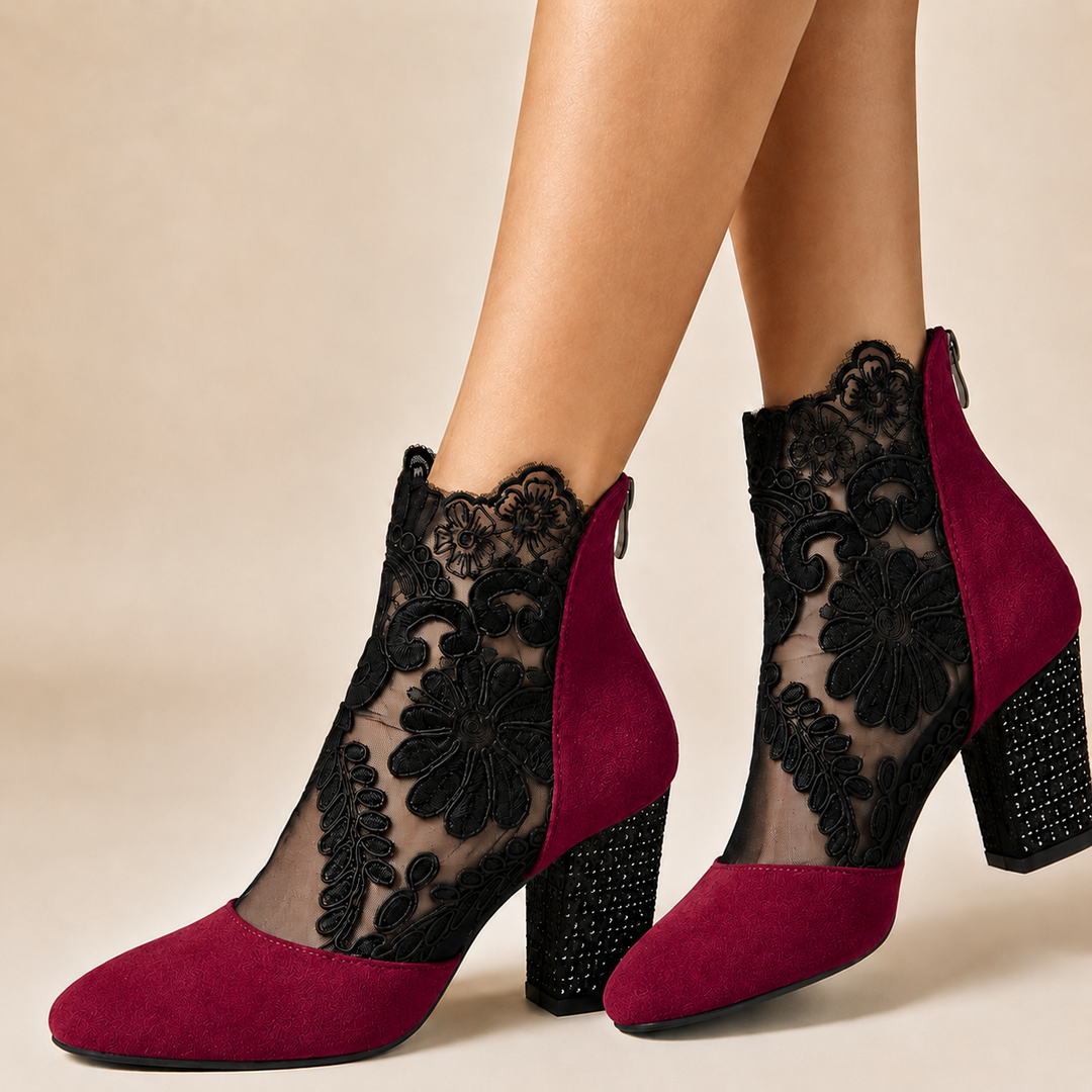 Fiorella | Tronchetto elegante con dettaglio floreale