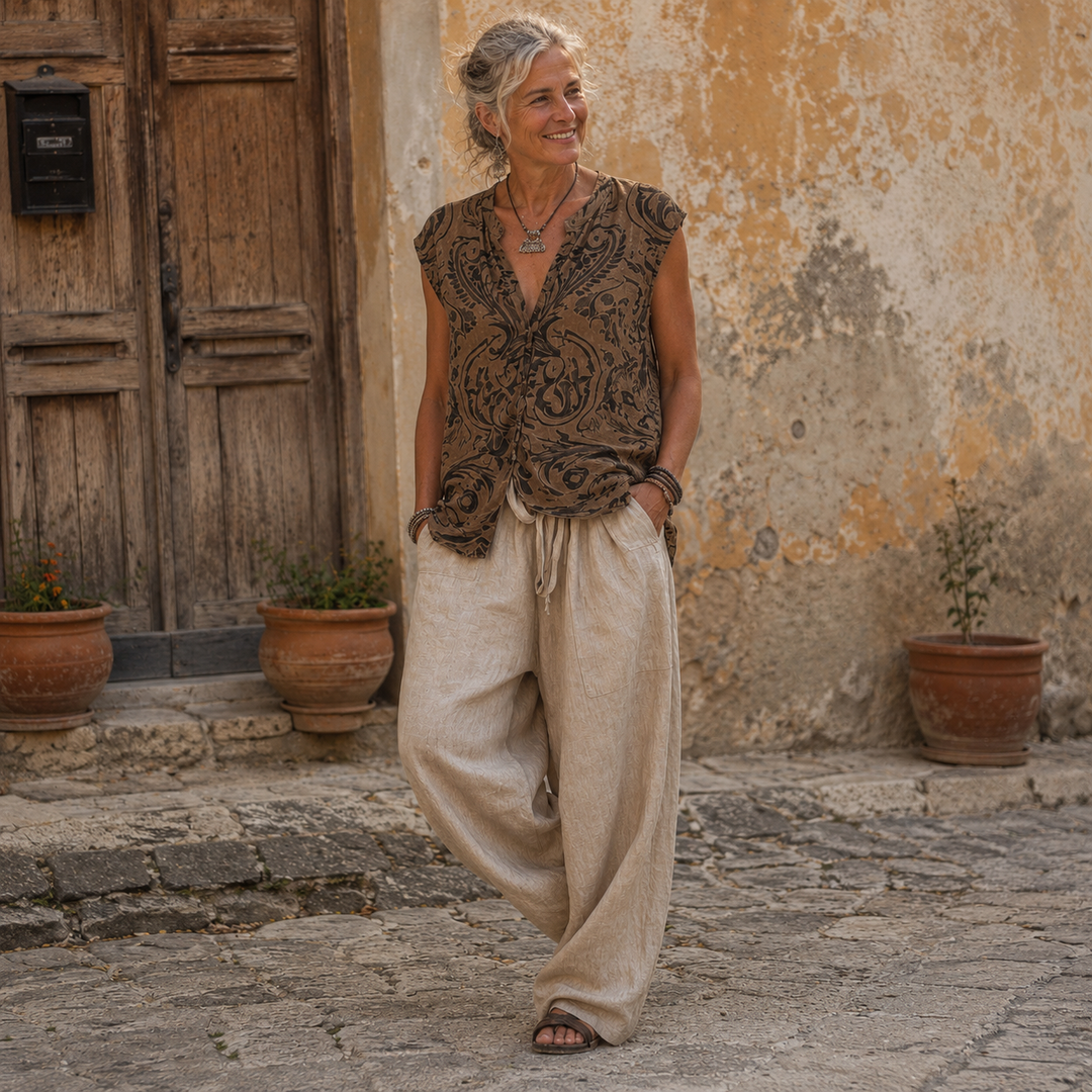 Giulia | Completo Bohemien Fluido Stratificato