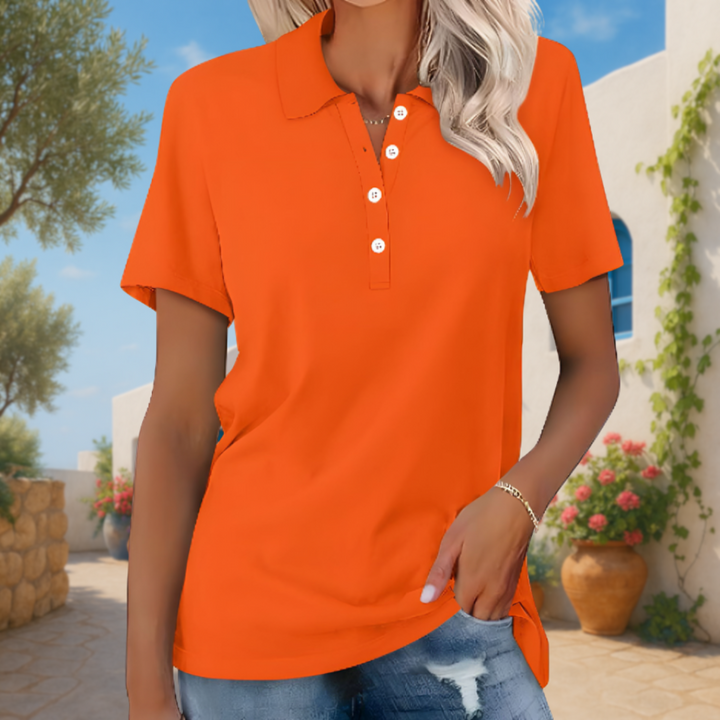 Mia | Polo in materiali sostenibili per donna
