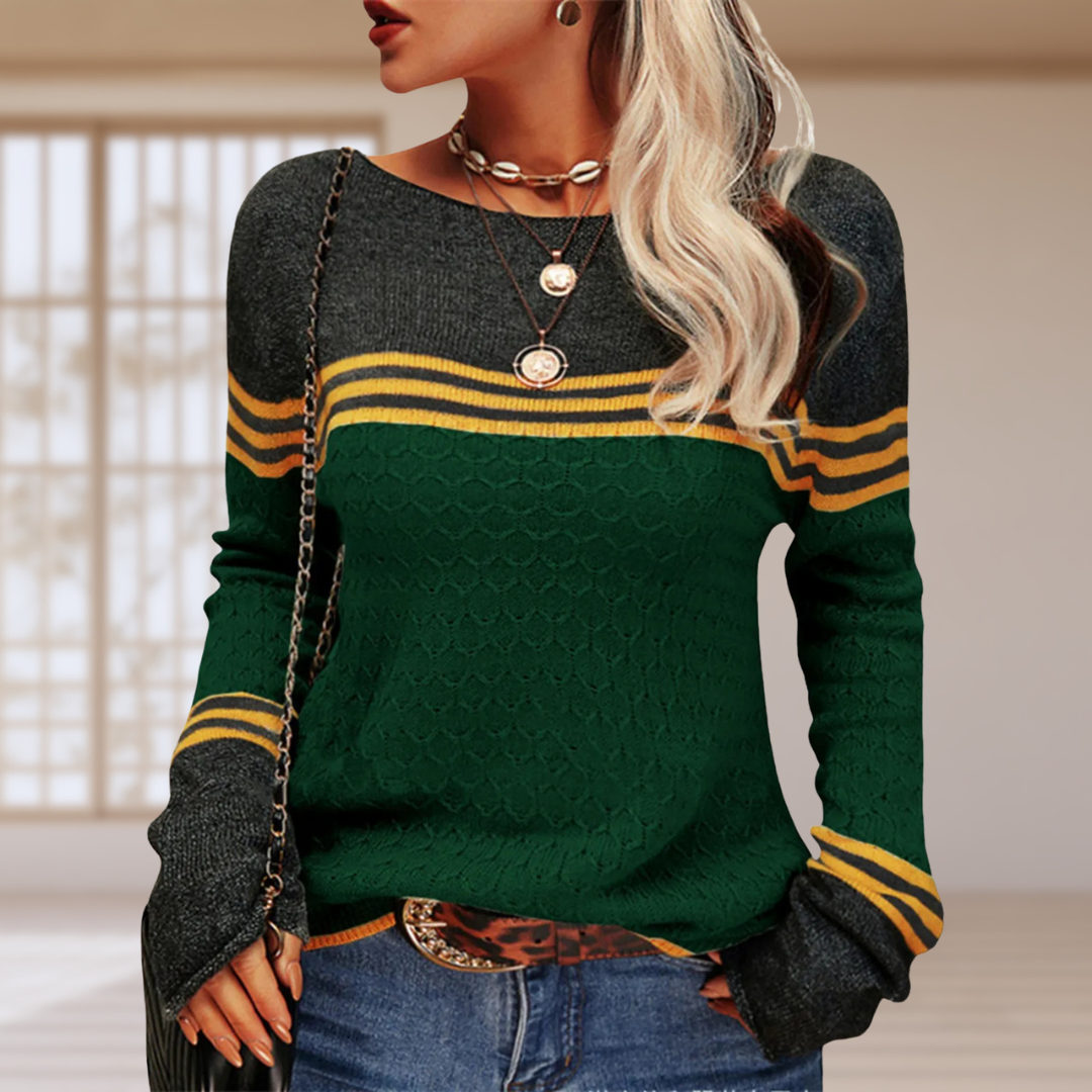 Beatriz | Maglietta casual in maglia a righe