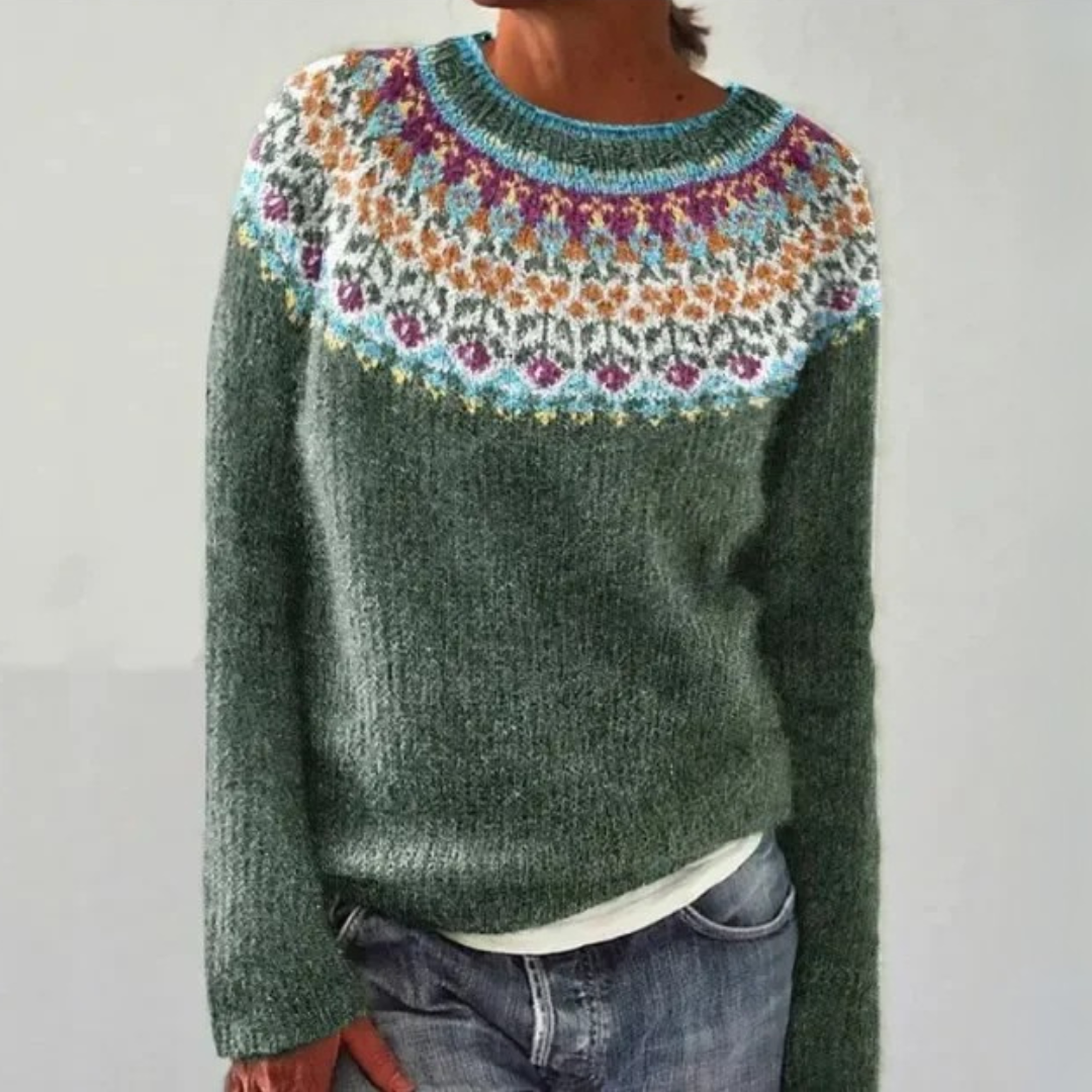 Mercedes | Maglione invernale in maglia a motivo