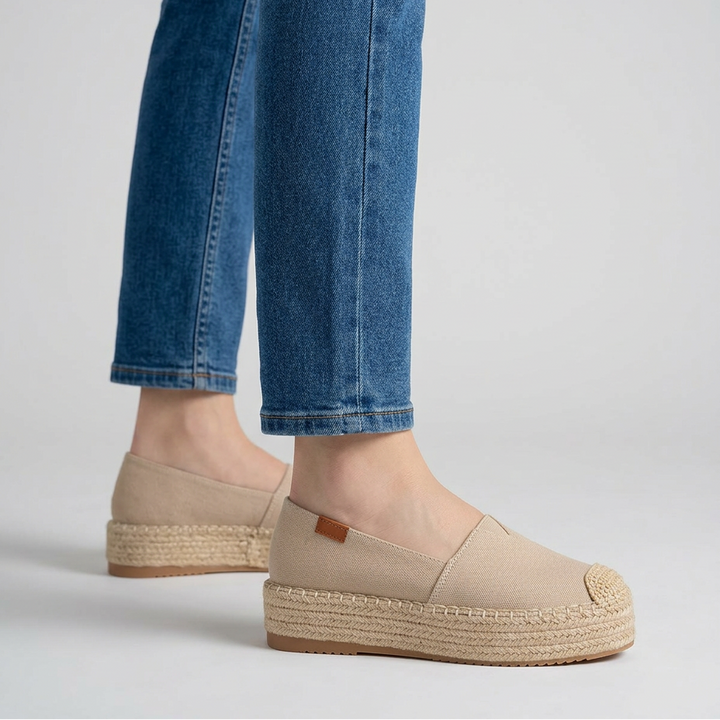 Serena | Espadrillas slip-on con suola in iuta
