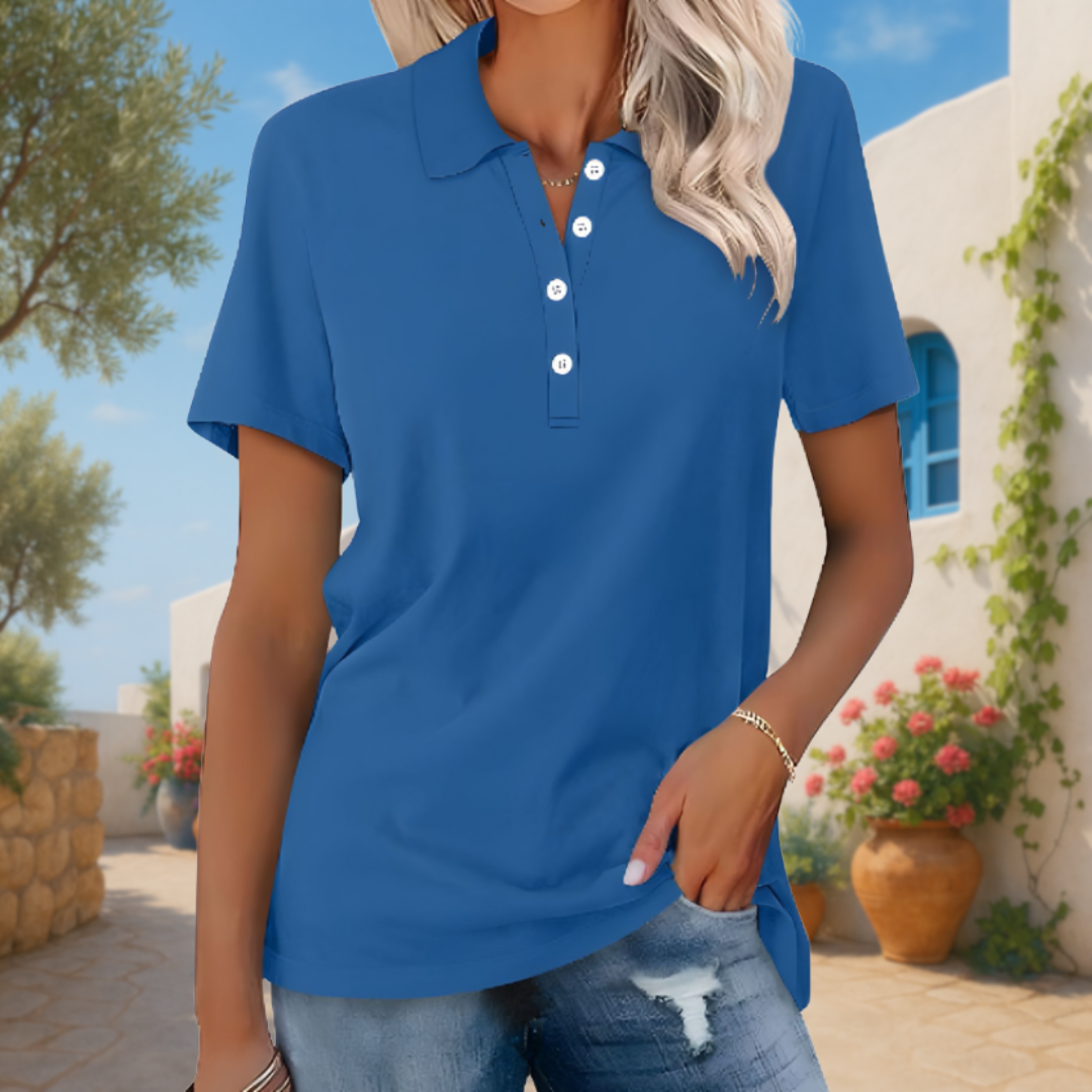 Mia | Polo in materiali sostenibili per donna
