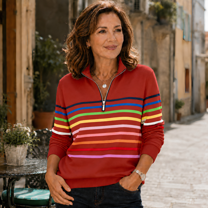 Vera | Maglione a righe comodo