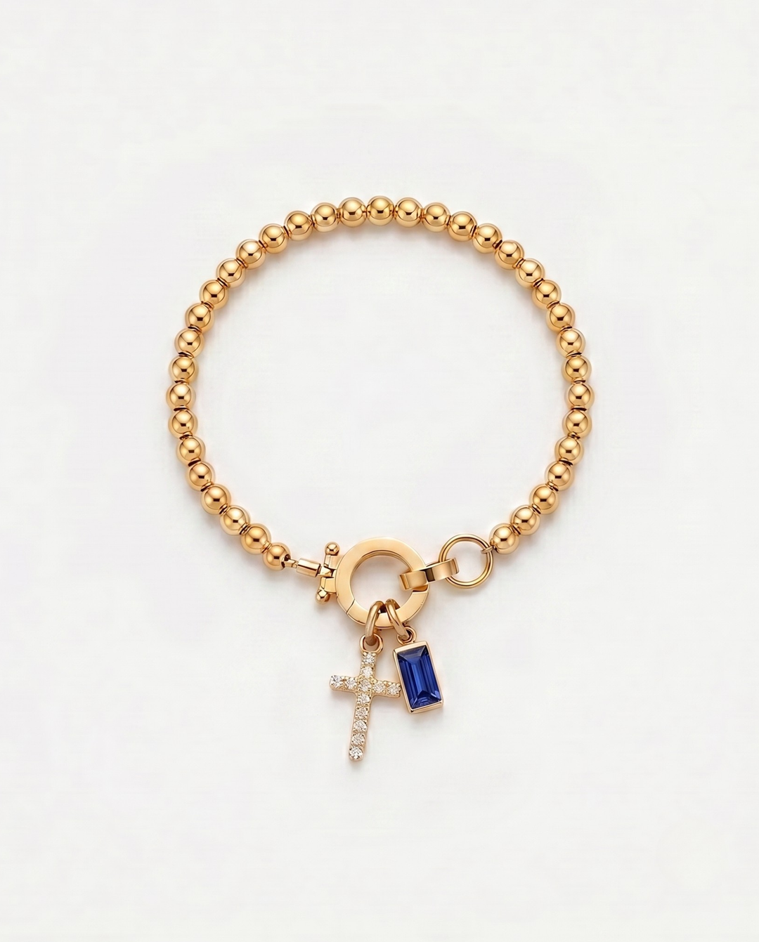 Viviana | Bracciale con Croce e Pietra