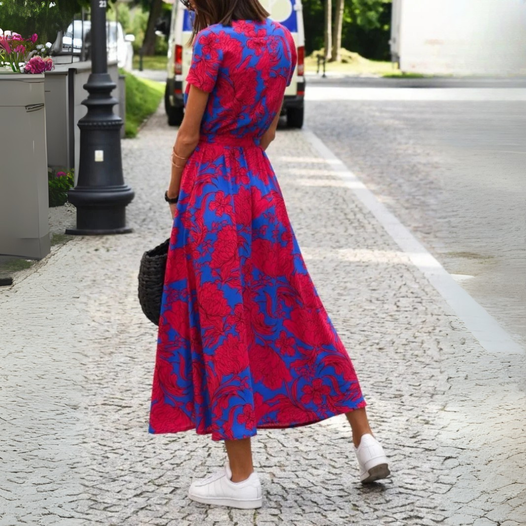 Anica | Abito elegante con scollo a V