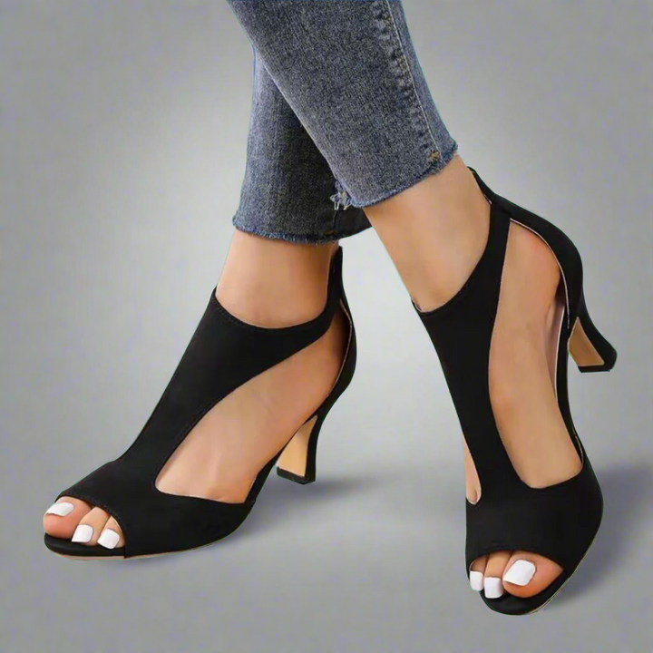 Heidrun | Sandali Eleganti con Tacchi Comodi
