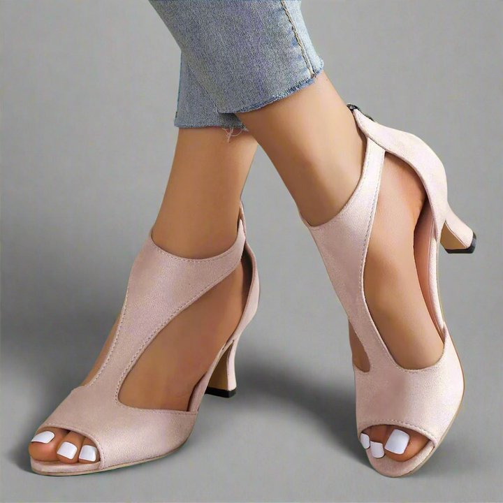 Heidrun | Sandali Eleganti con Tacchi Comodi