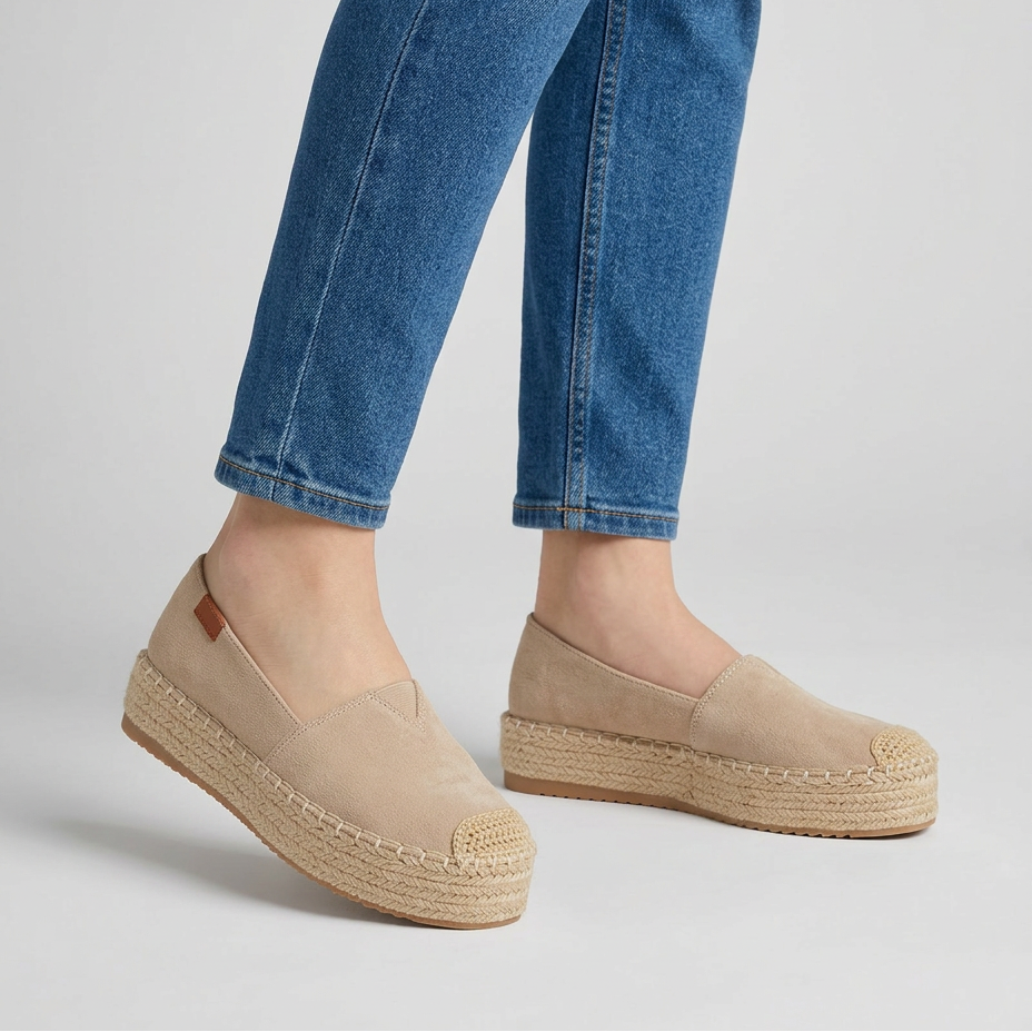 Serena | Espadrillas slip-on con suola in iuta