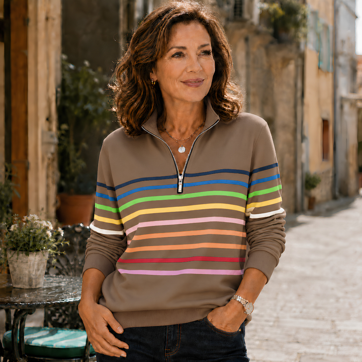 Vera | Maglione a righe comodo