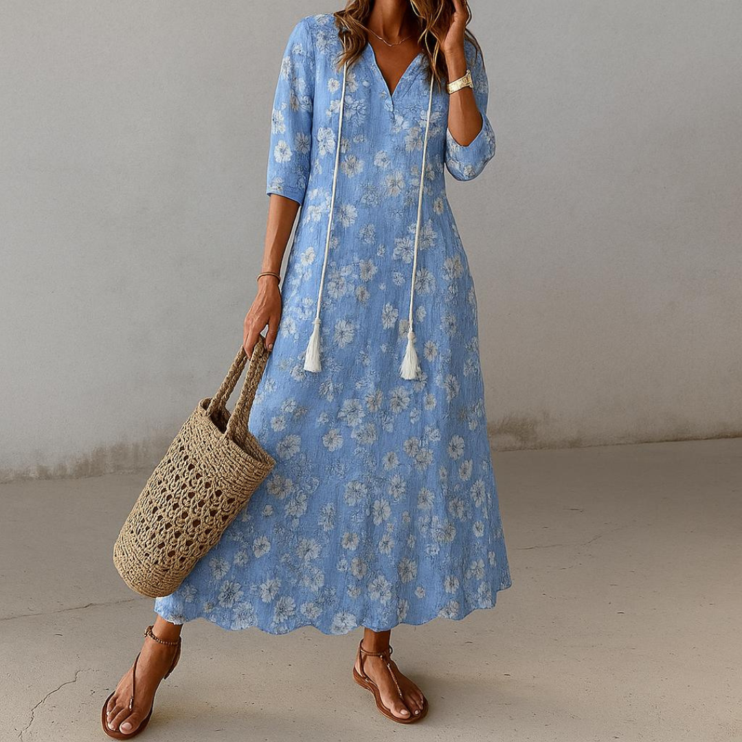 Tonee | Abito bohemiano con copertura nell'area dell'addome