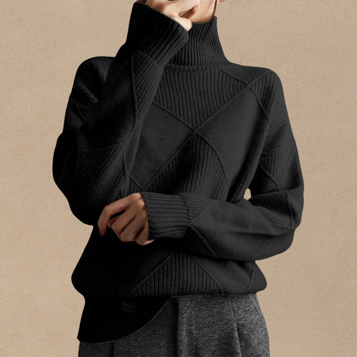 Maelis | Maglione strutturato per un'eleganza accogliente