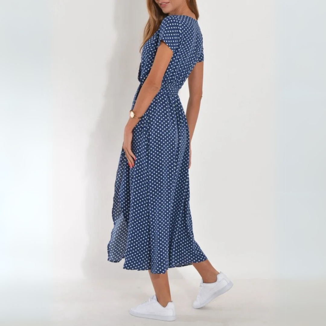Anica | Abito elegante con scollo a V